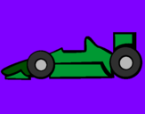 Desenho Fórmula 1 pintado por caio