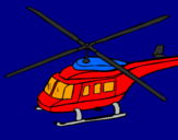 Desenho Helicoptero  pintado por Standby