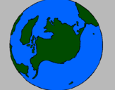 Desenho Planeta terra pintado por pedro.g