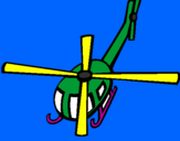 Desenho Helicoptero V pintado por vini