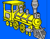 Desenho Comboio pintado por João pedro