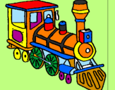 Desenho Comboio pintado por SAULO