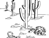 Desenho Deserto  pintado por glayce