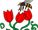 Desenho Abelha pintado por abelha