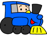 Desenho Comboio pintado por frederico