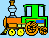 Desenho Comboio pintado por manu2
