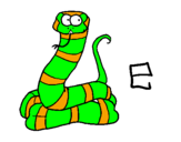 Desenho Serpente pintado por SAMUEL