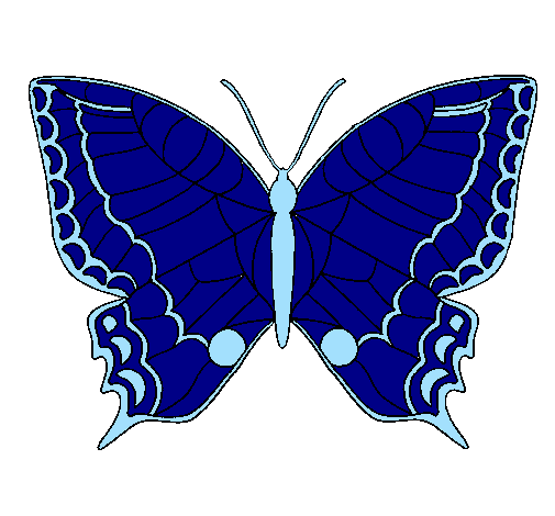 Desenho especial de uma cobra azul - Desenhos Pintados