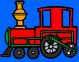 Desenho Comboio pintado por leonardo