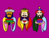 Desenho Os Reis Magos 4 pintado por Filipa