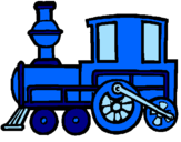 Desenho Comboio pintado por md
