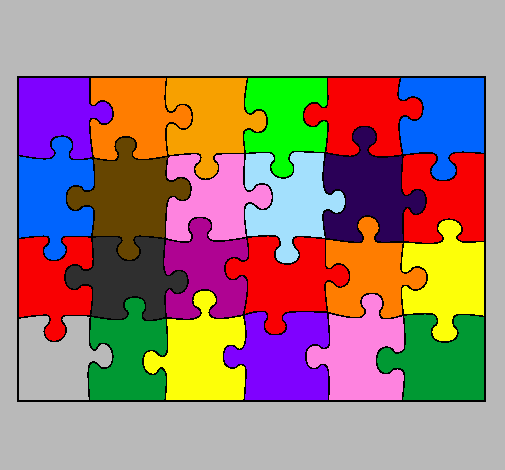 Desenho de Quebra-cabeça para Colorir - Colorir.com