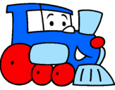 Desenho Comboio pintado por exi