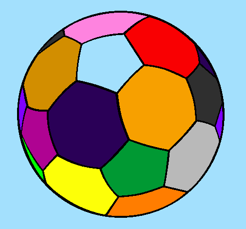 Desenho de Bola de futebol II para Colorir - Colorir.com