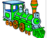 Desenho Comboio pintado por Gu