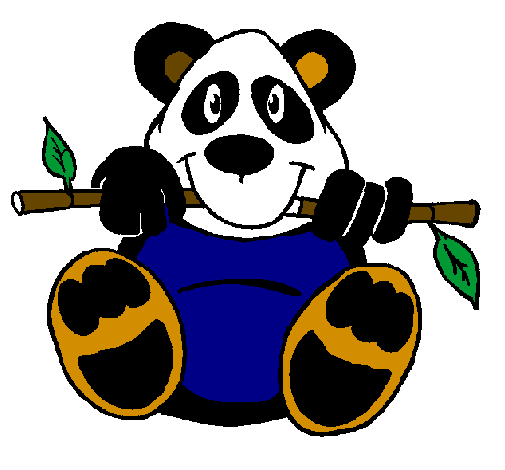 Desenhos de Animais, Pandas pintados e coloridos mas visitados pelos  utilizadores de Colorir.com