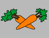 Desenho Cenoura pintado por claudia sausen