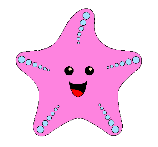 Desenho Estrela do mar pintado por edson neto