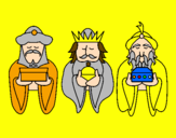 Desenho Os Reis Magos 4 pintado por thiago