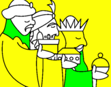 Desenho Os Reis Magos 3 pintado por Matheus