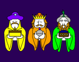 Desenho Os Reis Magos 4 pintado por joão