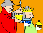 Desenho Os Reis Magos 3 pintado por thiago