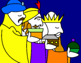 Desenho Os Reis Magos 3 pintado por joão