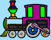 Desenho Comboio pintado por nyky