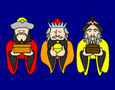 Desenho Os Reis Magos 4 pintado por yasmim