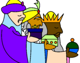 Desenho Os Reis Magos 3 pintado por Eda