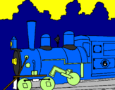 Desenho Locomotiva  pintado por ismael