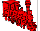 Desenho Comboio pintado por vini