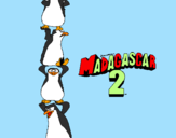 Desenho Madagascar 2 Pingüinos pintado por ryan