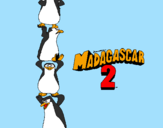 Desenho Madagascar 2 Pingüinos pintado por RAPHAEL GRIFFO