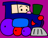 Desenho Comboio pintado por camilo