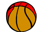 Desenho Bola de basquete pintado por antónio