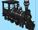 Desenho Comboio pintado por Lucas