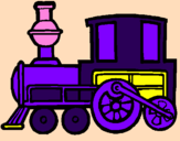 Desenho Comboio pintado por LIVIA