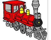 Desenho Comboio pintado por erick