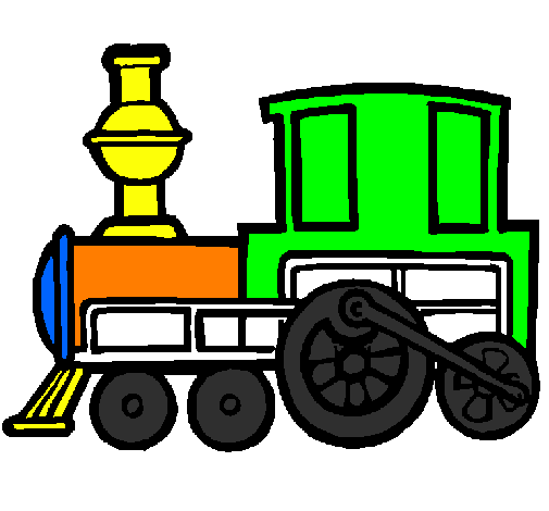 Desenho Comboio pintado por lucas