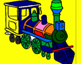 Desenho Comboio pintado por Gabriel