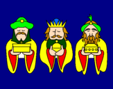 Desenho Os Reis Magos 4 pintado por RAFAEL