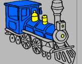 Desenho Comboio pintado por erick