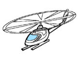 Desenho Helicóptero pintado por avião3