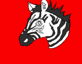 Desenho Zebra II pintado por mateus e augusto