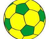 Desenho Bola de futebol II pintado por BRUNNA BEATRIZ