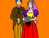 Desenho Marido e esposa III pintado por vivian
