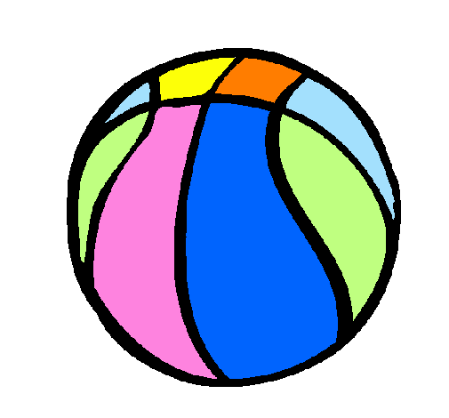 Desenho de Bola de basquete para Colorir - Colorir.com