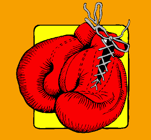 Desenho Luvas de boxe pintado por jose
