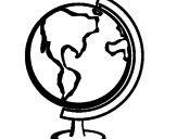 Desenho Bola do mundo II pintado por ghgh